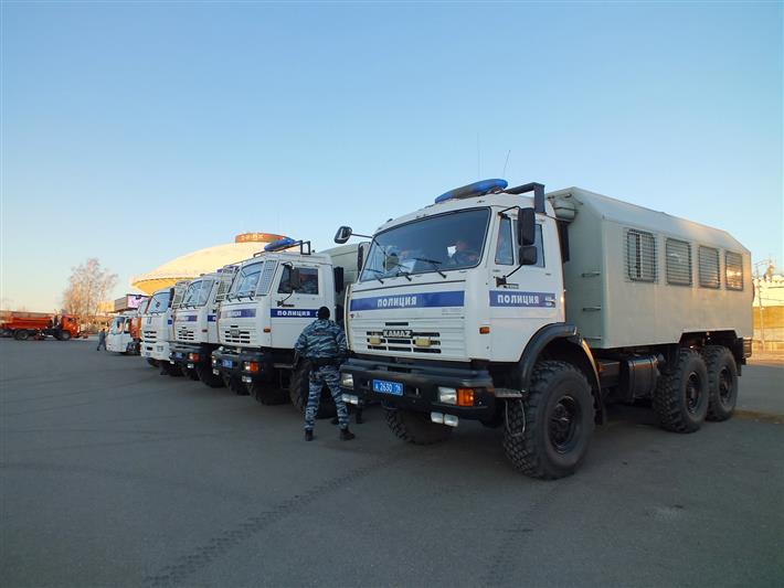 Росгвардия и полиция успешно выполнили задачи по охране общественного порядка на футбольном матче между командами «Рубин» - «Зенит» в Казани