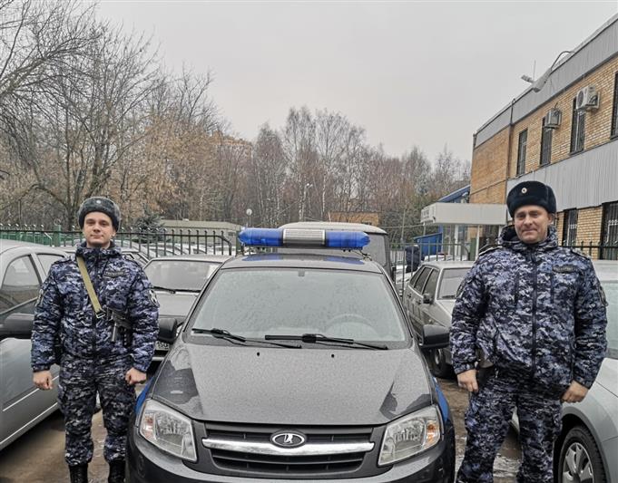 Нарядом вневедомственной охраны Росгвардии в Подмосковье задержан подозреваемый в незаконном проникновении
