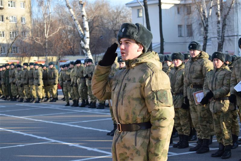 В казанском специальном моторизованном полку Росгвардии прошли мероприятия всероссийской акции «В память о военной службе»