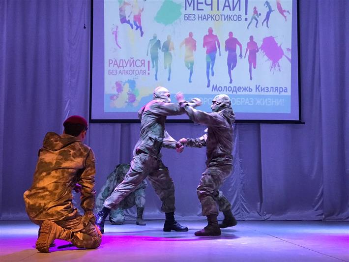 Росгвардейцы приняли участие в акции «Мы за здоровый образ жизни» в Дагестане
