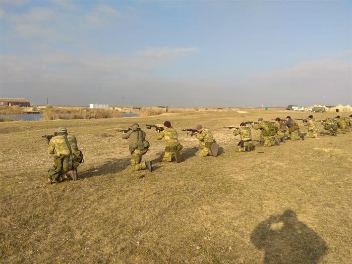 Завершился полевой выход каспийского ОМОН