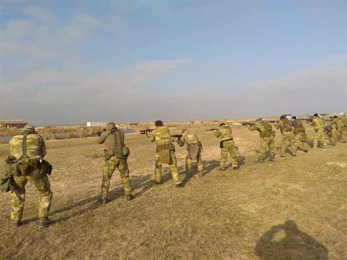 Завершился полевой выход каспийского ОМОН