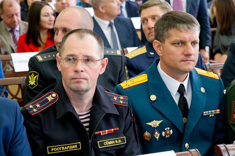 Представитель Росгвардии принял участие в торжественном приёме губернатора Астраханской области, посвященном Дню народного единства
