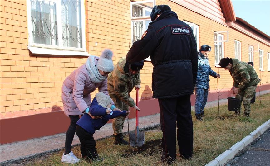Акция «Аллея Росгвардии» проведена в Северной Осетии