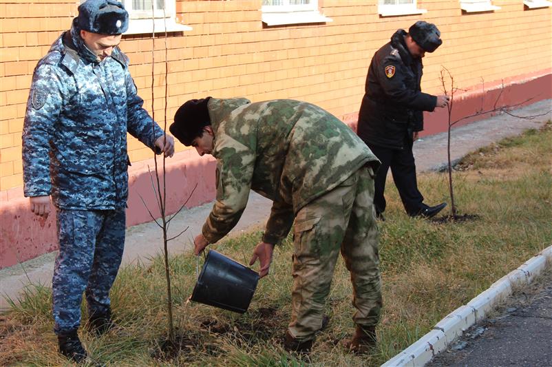 Акция «Аллея Росгвардии» проведена в Северной Осетии