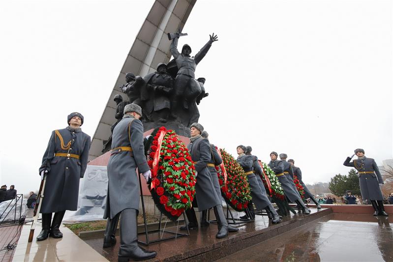 Представители Росгвардии приняли участие в мероприятиях по случаю 78-й годовщины освобождения Ростова-на-Дону от немецко-фашистских захватчиков