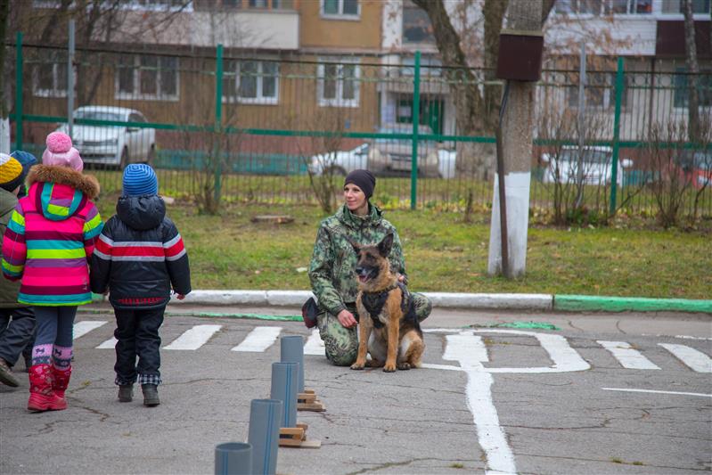 Более ста тульских дошколят побывали на уроке безопасности с Росгвардией