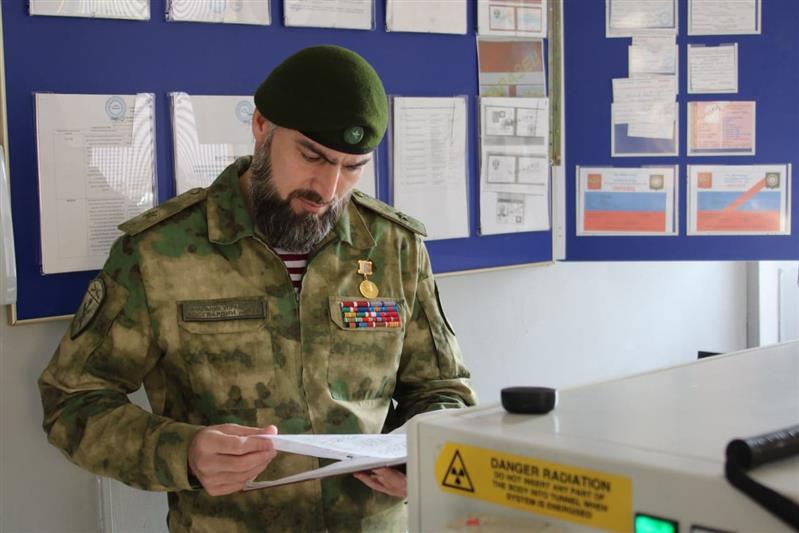 Начальник Управления Росгвардии по Чеченской Республике проверил систему безопасности аэропорта «Грозный»