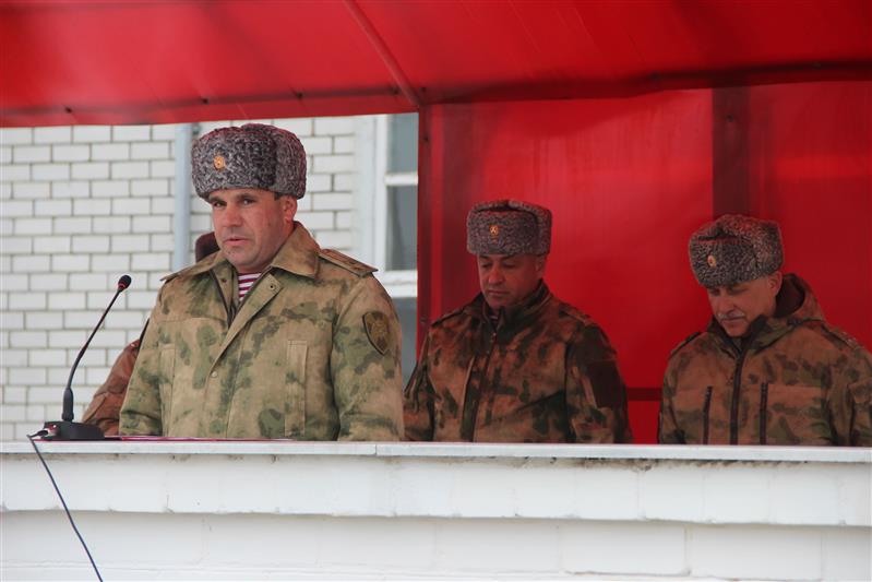 В грозненском соединении Росгвардии состоялись торжественные мероприятия, посвященные Дню ракетных войск и артиллерии