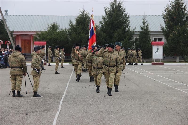 В грозненском соединении Росгвардии состоялись торжественные мероприятия, посвященные Дню ракетных войск и артиллерии