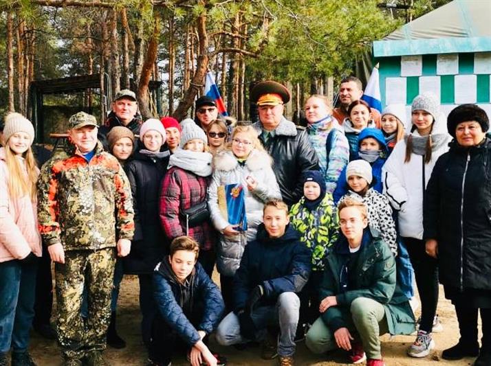 Председатель Совета ветеранов Управления Росгвардии по Волгоградской области принял участие в церемонии посвящения школьников в юнармейцы 