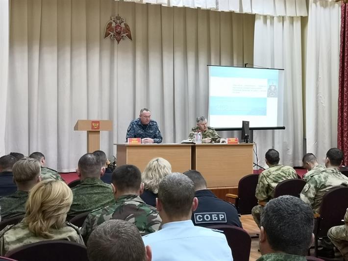 Заместитель командующего Сибирским округом Росгвардии проинспектировал управление ведомства в Алтайском крае