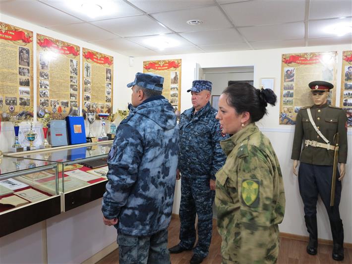 В Управлении Росгвардии по Томской области прошло торжественное открытие Комнаты истории 
