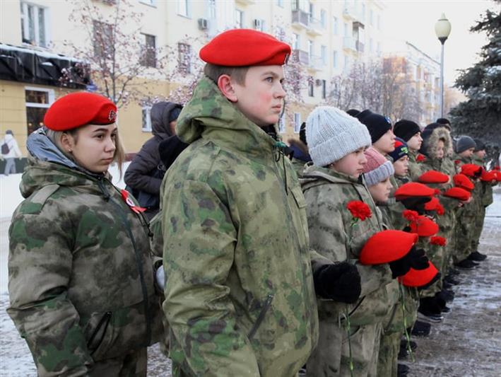 Кемеровские юнгвардейцы почтили память земляка-красноармейца, останки которого были возвращены на Родину