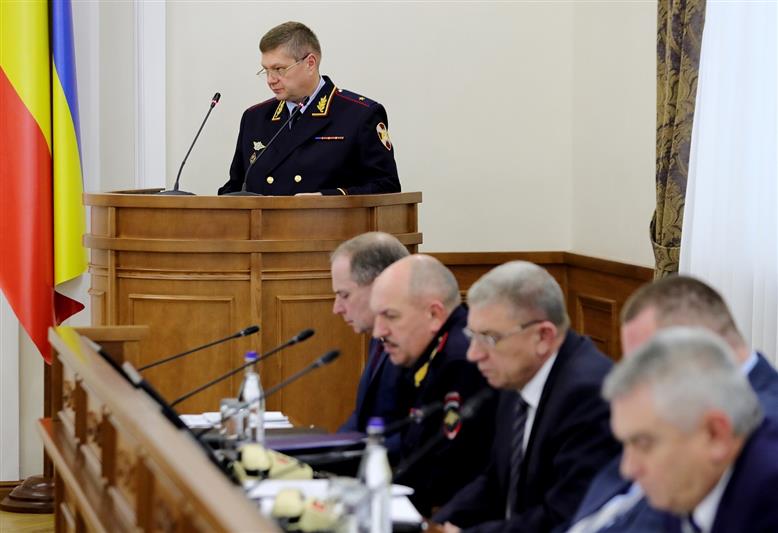 Начальник Управления Росгвардии по Ростовской области принял участие в заседании антитеррористической комиссии