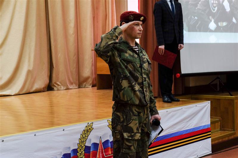 Росгвардейцы приняли участие в проведении масштабного военно-патриотического мероприятия в Томском кадетском корпусе