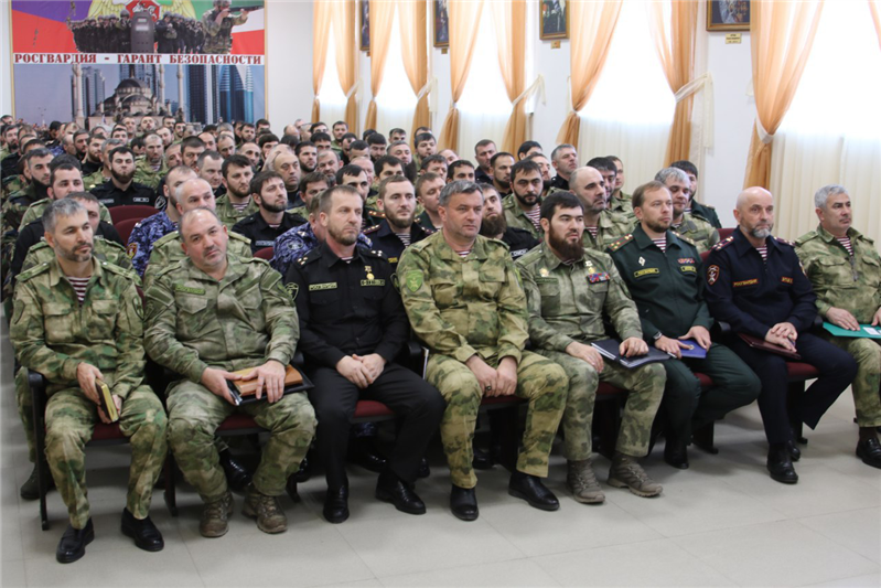 В Управлении Росгвардии по Чеченской Республике подвели итоги служебно-боевой деятельности за 2019 год (видео)