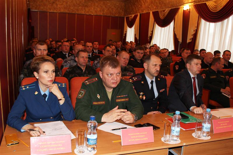 В Управлении Росгвардии по Курской области подвели итоги служебно-боевой деятельности за 2019 год