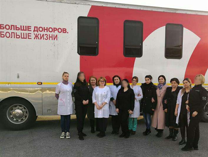 Сотрудники Росгвардии поддержали предновогоднюю донорскую акцию в Кабардино-Балкарии 