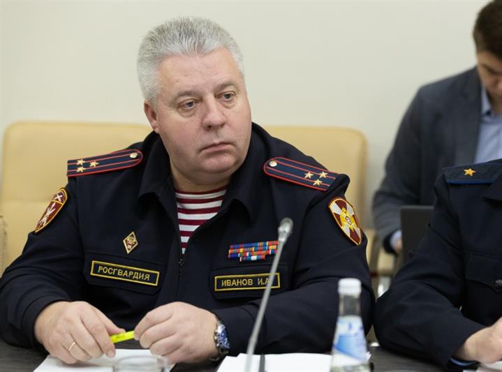 Начальник Управления Росгвардии по Псковской области принял участие в заседании по вопросам обеспечения безопасности в период новогодних праздников