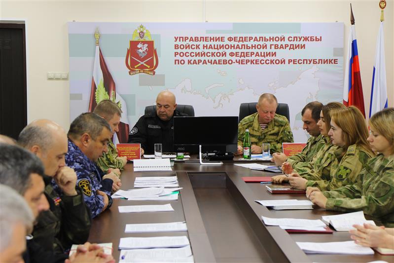 В Управлении Росгвардии по Карачаево-Черкесской Республике подвели итоги оперативно-служебной деятельности за год
