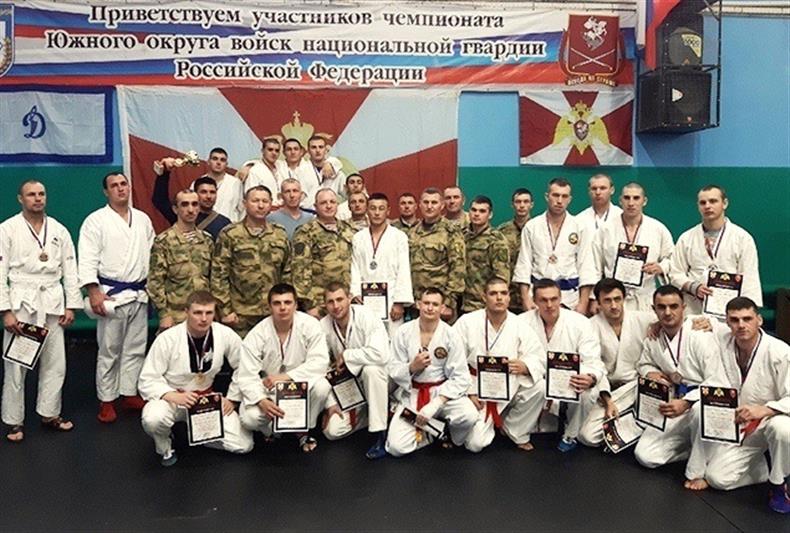 Определились победители чемпионата Южного округа Росгвардии по рукопашному бою