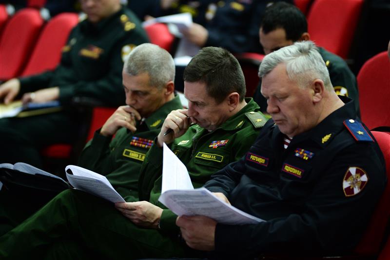 В Центральном округе Росгвардии проходит оперативный сбор руководящего состава