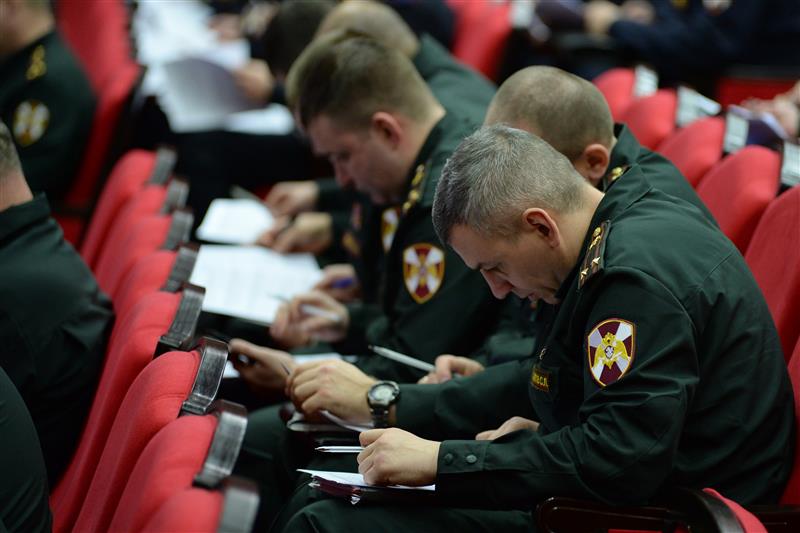 В Центральном округе Росгвардии проходит оперативный сбор руководящего состава