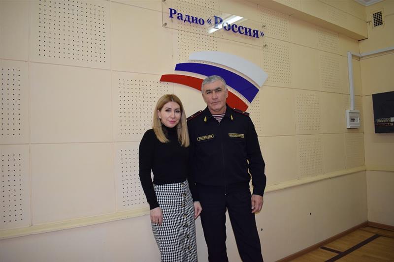 Начальник Управления Росгвардии по Дагестану рассказал о годовых итогах деятельности тероргана на республиканском радио
