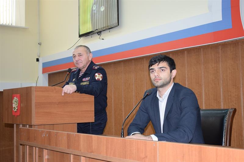 Заместитель начальника дагестанского управления Росгвардии встретился со студентами ДГТУ