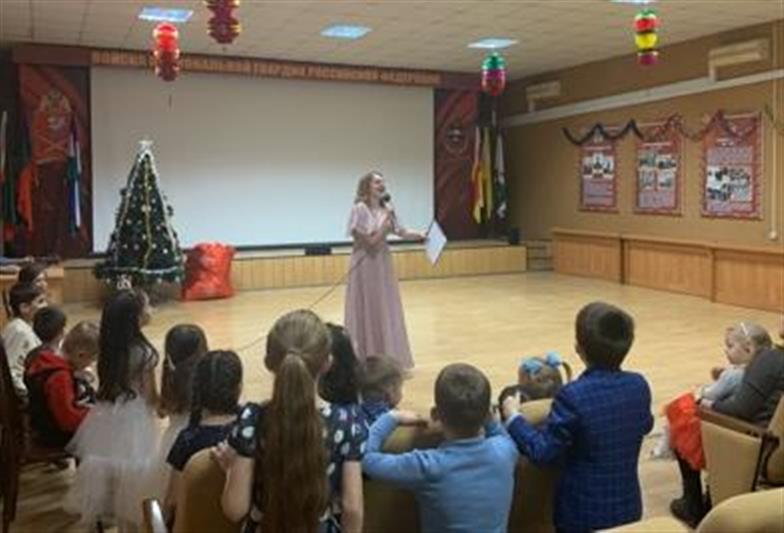В Объединенной группировке войск (сил) на Северном Кавказе провели новогодний утренник для детей военнослужащих