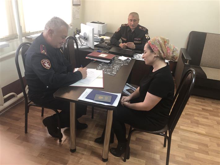 В территориальных органах Росгвардии на Северном Кавказе состоялись приемы граждан