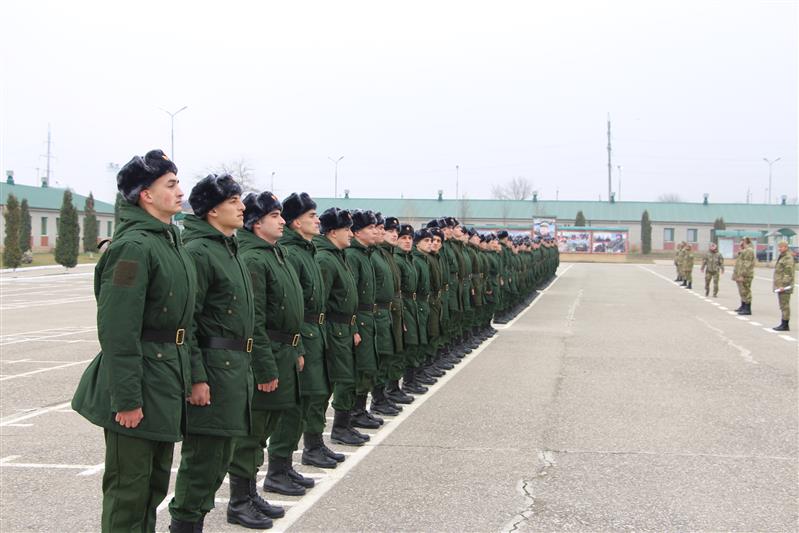 100 новобранцев из Чеченской Республики пополнили ряды Росгвардии в рамках осеннего призыва