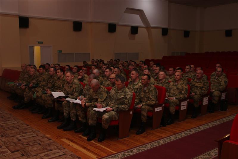 В Чеченской Республике состоялся командирский сбор руководящего состава грозненского соединения Росгвардии