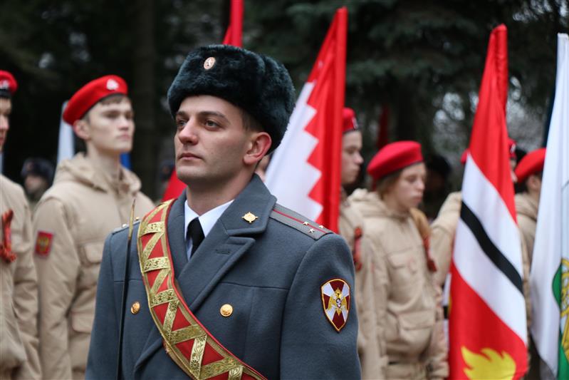 Военнослужащие Росгвардии приняли участие в международной патриотической акции в Калужской области