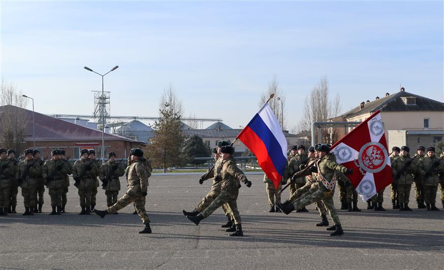 Более 60 новобранцев инженерно-саперного полка Северо-Кавказского округа Росгвардии присягнули на верность Отечеству 