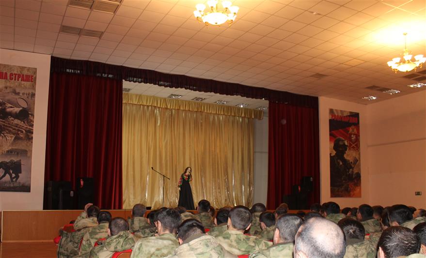 В гудермесском полку Росгвардии состоялось торжественное мероприятие, посвященное 250-летию со дня рождения Е.Ф. Комаровского