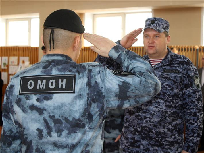 Сотрудники ОМОН Управления Росгвардии по Республике Алтай отметили 26-летие отряда