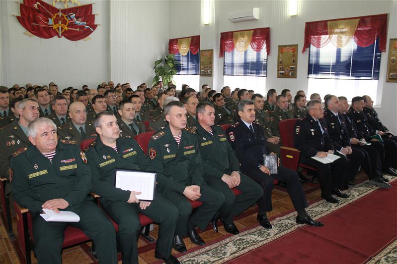 В махачкалинском соединении Росгвардии подвели итоги служебной деятельности