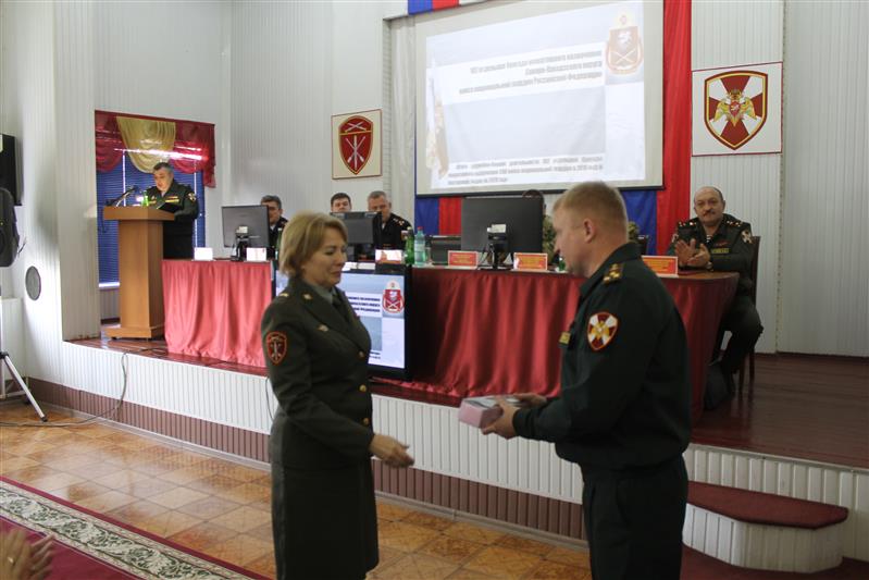 В махачкалинском соединении Росгвардии подвели итоги служебной деятельности