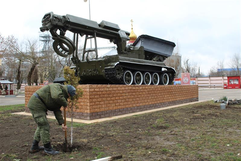 Акция «Аллея Росгвардии» проведена в Зеленокумске