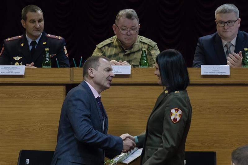 Заместитель командующего Центральным округом Росгвардии подвёл итоги работы в смоленском областном управлении ведомства