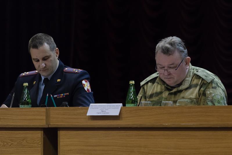 Заместитель командующего Центральным округом Росгвардии подвёл итоги работы в смоленском областном управлении ведомства