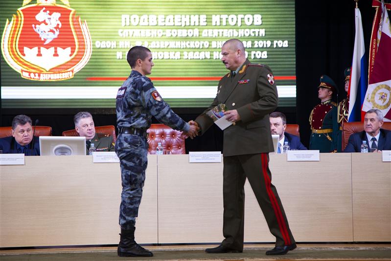 В дивизии им. Ф.Э. Дзержинского подведены годовые итоги служебно-боевой деятельности