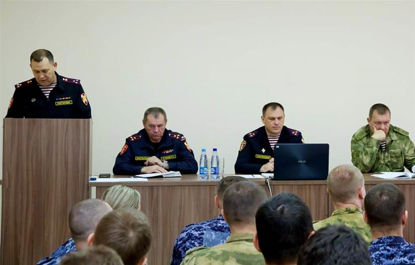 Астраханские росгвардейцы подвели итоги служебно-боевой деятельности в 2019 году