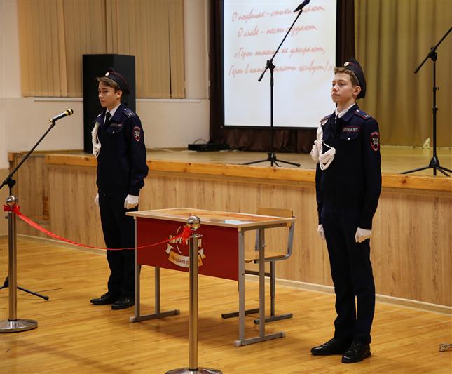 В Саранске открыли «Парту Героя» памяти сотрудника ОМОН