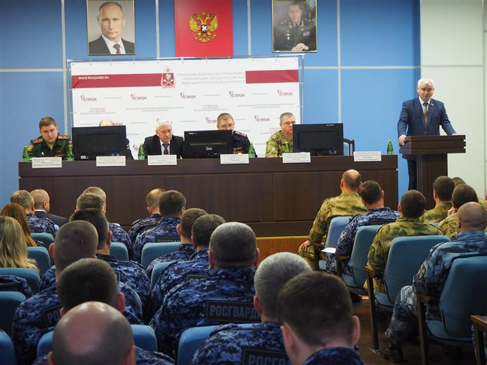 В Управлении Росгвардии по Белгородской области подвели итоги служебно-боевой деятельности за прошедший год