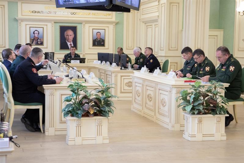 Заседанием итогового военного совета завершился оперативный сбор руководящего состава Восточного округа Росгвардии