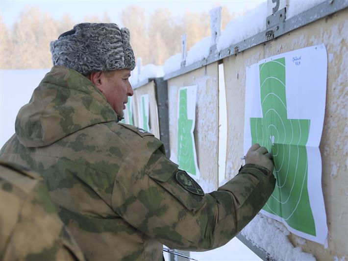 Определились лучшие стрелки управления Сибирского округа Росгвардии