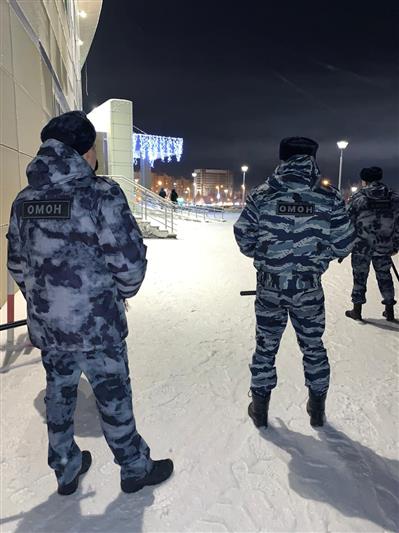 На Ямале росгвардейцы обеспечили общественный порядок в период проведения турнира по смешанным единоборствам ММА